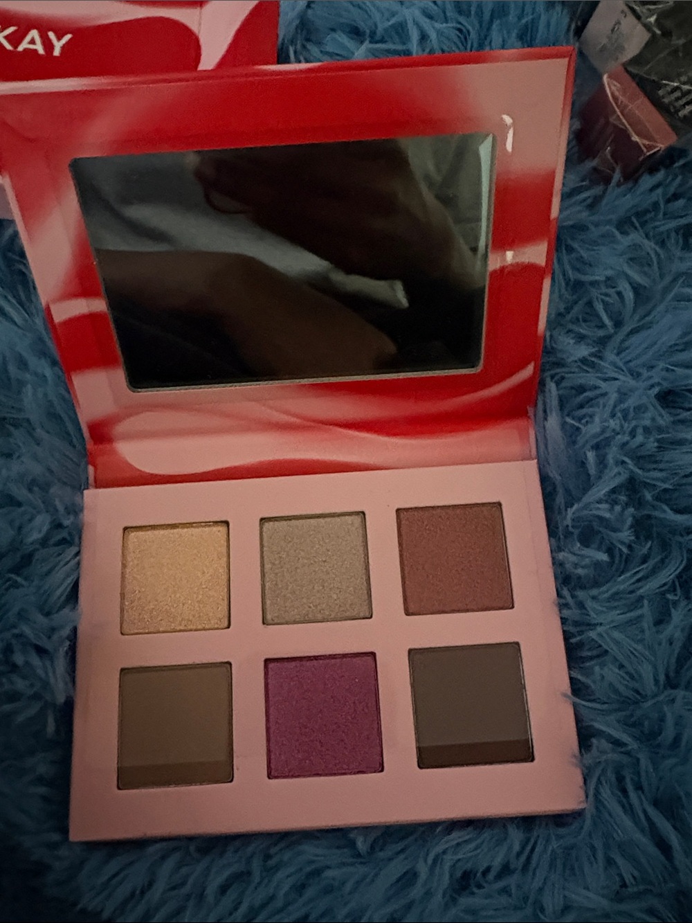 Pink Eyeshadow Palette with Shimmer & Matte Shades - Women Makeup